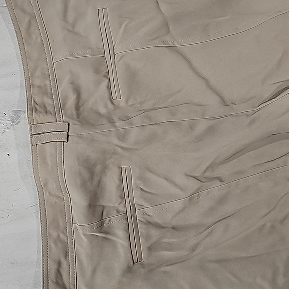 Asos Curve Tan Chinos Sz 14 Polyester - Picture 8 of 8